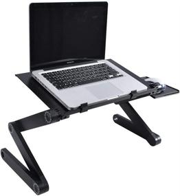 img 4 attached to Frassie Adjustable Ergonomic Foldable Aluminum