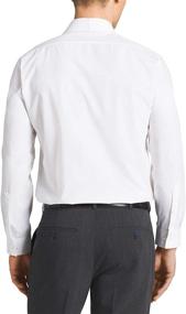 img 1 attached to 👔 Classic Herringbone Spread Collar Men's Clothing by Calvin Klein: Timeless Style and Sophistication