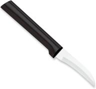 🔪 rada cutlery curved paring knife: premium stainless steel blade, 6-1/8 inch, black handle - made in usa logo