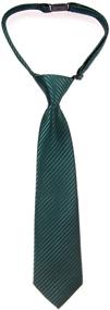 img 1 attached to 👔 Retreez Boys' Accessories and Neckties - Woven Pre Tied Stripe Textured