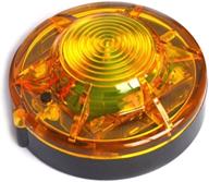 🚨 magnetic base emergency led strobe light with roadside flares for vehicle and marine safety warning (amber) logo