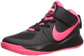 img 4 attached to Nike Баскетбольные кроссовки Regular для девочек Металлического Золота и Белого цвета: Поднимите свою игру со стилем!