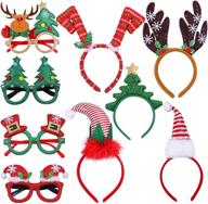 aneco christmas headbands headwear accessory logo