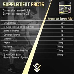 img 3 attached to Explosive Energy & Performance Kickin' Guys Pre Workout Powder - Nitric 💥 Oxide, BCAA, Creatine, L-Glutamine, Beta Alanine, Natural Caffeine, Citrulline, Amino - 30 Servings