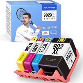 img 4 attached to 🖨️ High-Quality Replacement Ink Cartridge Set for HP 902XL (Black, Cyan, Magenta, Yellow, 4-Pack) Compatible with Officejet Pro 6978 6968 6958 6950 6960 6970 6975