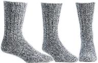 3 pairs of ballston unisex merino wool house socks / ragg socks for men and women логотип