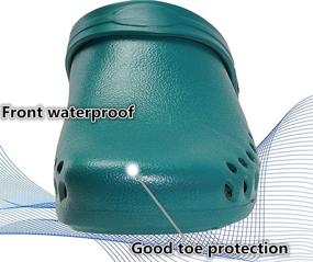 img 3 attached to Support Lightweight Breathable Sandals Slippers Men's Shoes for Mules & Clogs