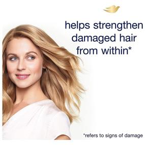 img 2 attached to Dove Intensive Repair Strengthening Shampoo and Conditioner for Dry & Damaged Hair - 12 oz (2 Count) - With Keratin Actives - Deep Conditioning Formula