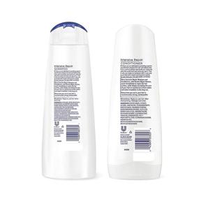 img 3 attached to Dove Intensive Repair Strengthening Shampoo and Conditioner for Dry & Damaged Hair - 12 oz (2 Count) - With Keratin Actives - Deep Conditioning Formula