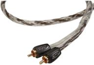 🔌 scosche revo20 revo 20-feet 2-channel audio cable: clear/black, with molded ends logo