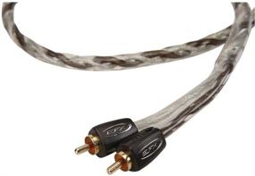 img 1 attached to 🔌 Scosche reVo20 Revo 20-Feet 2-Channel Audio Cable: Clear/Black, with Molded Ends