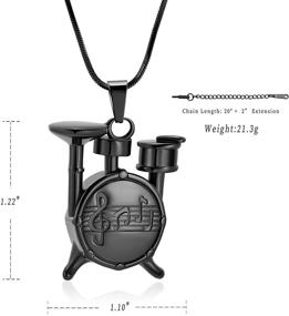 img 3 attached to Memorial Cremation Jewelry Necklaces Keepsake