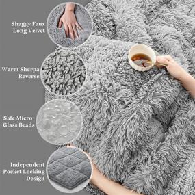 img 1 attached to Pacapet Sherpa Weighted Blanket Blankets