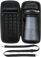 co2crea hard shell case for bose revolve+ i ii revolve plus bluetooth 360 speaker - replacement bag logo