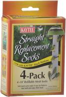 kaytee straight finch station replacement socks: high-quality accessories for your bird feeder logo