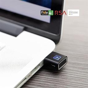 img 1 attached to 🔒 AUTHENTREND ATKey.Pro USB Fingerprint Reader: Secure Authentication Key for PC, Azure AD & FIDO Certified