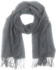 img 1 attached to 🧣 Luxurious Italian Freeman Men's Cashmere Scarf: High-end Accessory for Men's Fashion