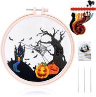 halloween embroidery beginner beginners pumpkin logo