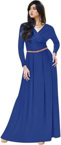 img 4 attached to KOH Womens Sleeves Evening Dresses Women's Clothing for Dresses