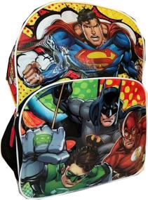 img 1 attached to 🎒 Superman Lantern Justice League Backpack