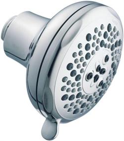 img 4 attached to Moen 3855 Showering Acc - Core 4-9/16-Inch Diameter Showering 🚿 Accessories-Basic Five-Function Standard Showerhead, Chrome: A Reliable and Versatile Showering Solution