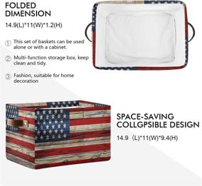 img 3 attached to Toprint American Patriotic Collapsible Organizer