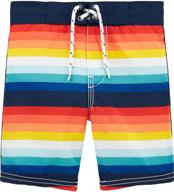 🩳 stylish oshkosh b'gosh boys' swim trunks: trendy and functional swimwear for your little man logo