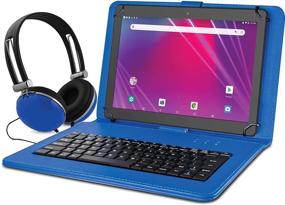 img 1 attached to 🔵 Ematic 10.1-inch EGQ239BD 16GB Wi-Fi Tablet Bundle in Blue (EGQ239BDBU)
