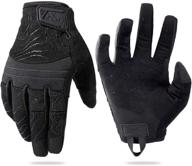 tactical touch screen gloves for men - enhanced grip for shooting, hunting, and airsoft logo