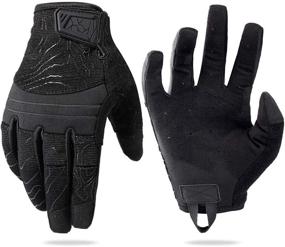 img 4 attached to Tactical Touch Screen Gloves for Men - Enhanced Grip for Shooting, Hunting, and Airsoft