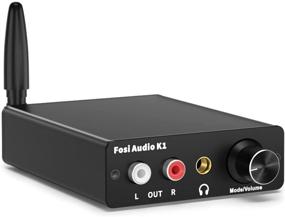img 4 attached to Fosi Audio K1 Bluetooth 5.0 DAC Headphone Amplifier Mini Stereo DAC Amp & Preamplifier 🔊 - 24-Bit/192 KHz USB/Optical/Coaxial to RCA AUX Digital-to-Analog Audio Converter Adapter for Enhanced Home Audio System