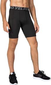 img 2 attached to 🏃 Yuerlian Running Compression Training Exercise Men's Clothing: Maximize Active Performance