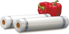 img 3 attached to 🔒 FoodSaver 11" x 16' Vacuum Seal Rolls for Food Preservation - BPA-Free Multilayer Construction (2-Pack)