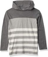 boys' clothing: childrens place hooded shirt with sleeves logo