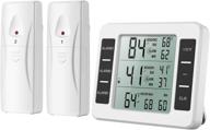 🌡️ amir refrigerator thermometer (new version) - wireless indoor outdoor sensor temperature monitor with audible alarm logo