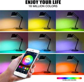 img 2 attached to 🌅 HaoDeng Multicolor Dimmable Sunrise Sunset Light
