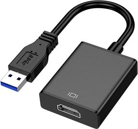 img 4 attached to 🔌 High Definition USB 3.0 to HDMI Adapter: Multi-Display Video Converter for Laptop, PC Desktop to Monitor, Projector, TV - Full HD 1080P