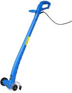 efficient and lightweight grout groovy electric stand up tile grout cleaner: safely cleans grout between floor tiles with brush wheel, 20’ cord, 120v power logo