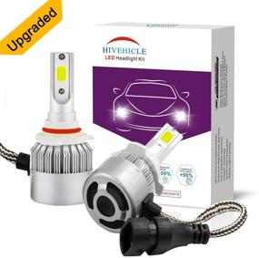 img 4 attached to 🚗 HiVehicle 9006(HB4) LED Headlight Bulbs - 72W 7600LM Conversion Kits 6000K-Waterproof-Extremely Bright-Instant Start-C6 LED Bulb Replacement for Halogen, HID - Set of 2 Pieces