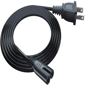 img 3 attached to 🔌 UL Listed AC Power Cord for HP Envy 5055 4520 4500 4501 5660 5530 5535 5540 5640 7640 7645 100 110 120, Envy Photo 6255 7155 7855, Officejet Pro 6830 8600 9015 - 6FT Replacement Printer Cable 2 Prong