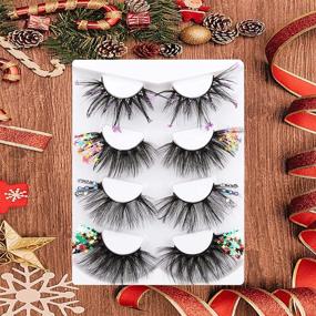 img 2 attached to Eyelashes Decorative Dramatic Atmosphere Handmade