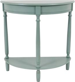 img 4 attached to 🏺 Charming Antique Iced Blue Décor Therapy Accent Table: A Perfect Addition to Enhance Your Space