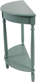 img 2 attached to 🏺 Charming Antique Iced Blue Décor Therapy Accent Table: A Perfect Addition to Enhance Your Space