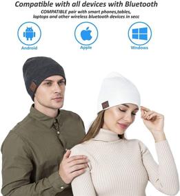 img 1 attached to 🎧 Оставайтесь теплыми и связанными с MUSICHAT Beanie Bluetooth: безпроводная вязаная зимняя шапка V5.0