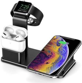 img 4 attached to Wireless Charger Stand Portable Audio & Video in MP3 & MP4 Player Accessories