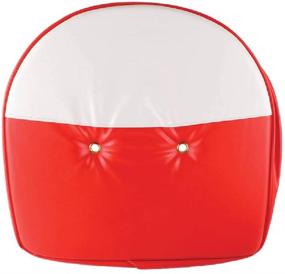 img 2 attached to 🪑 Red and White 21 Inch Seat Cushion Compatible with/Replacement for Complete Tractor New 3010-1703 Tractors T295RW