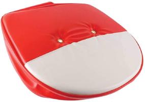 img 1 attached to 🪑 Red and White 21 Inch Seat Cushion Compatible with/Replacement for Complete Tractor New 3010-1703 Tractors T295RW