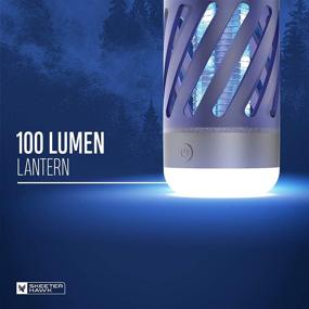 img 1 attached to 🪰 SKEETER HAWK Rechargeable Mosquito Zapper Lantern - All-Natural, 100 Lumen Lantern for Effective Mosquito Control