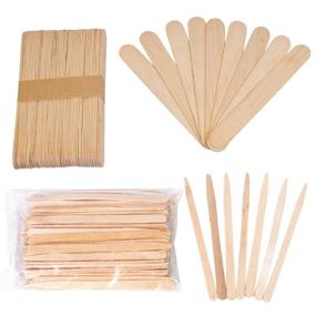 img 1 attached to 🔍 JMT Beauty Assorted Wax Applicators, 200 Extra Small and 200 Extra Large 6x3/4-inch Spatulas