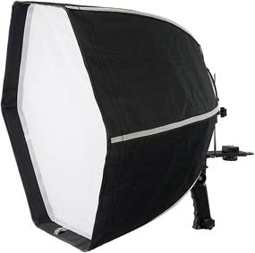 img 4 attached to 📸 Fotodiox F60 Quick-Collapse Hexagonal Flash Softbox - 60cm (24in) for Canon Speedlight, Nikon, Vivitar, Sunpack, Nissin, Sigma, Sony, Pentax, Olympus, Panasonic Lumix Flash